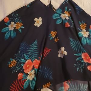 EXPRESS Tropical Blouse